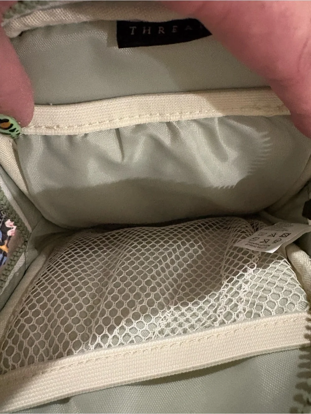 Thread brand Women’s Light Sage Sherpa Crossbody Bag